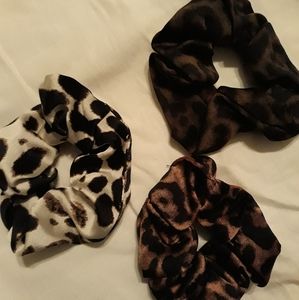 cheetah print Hair Scrunchies